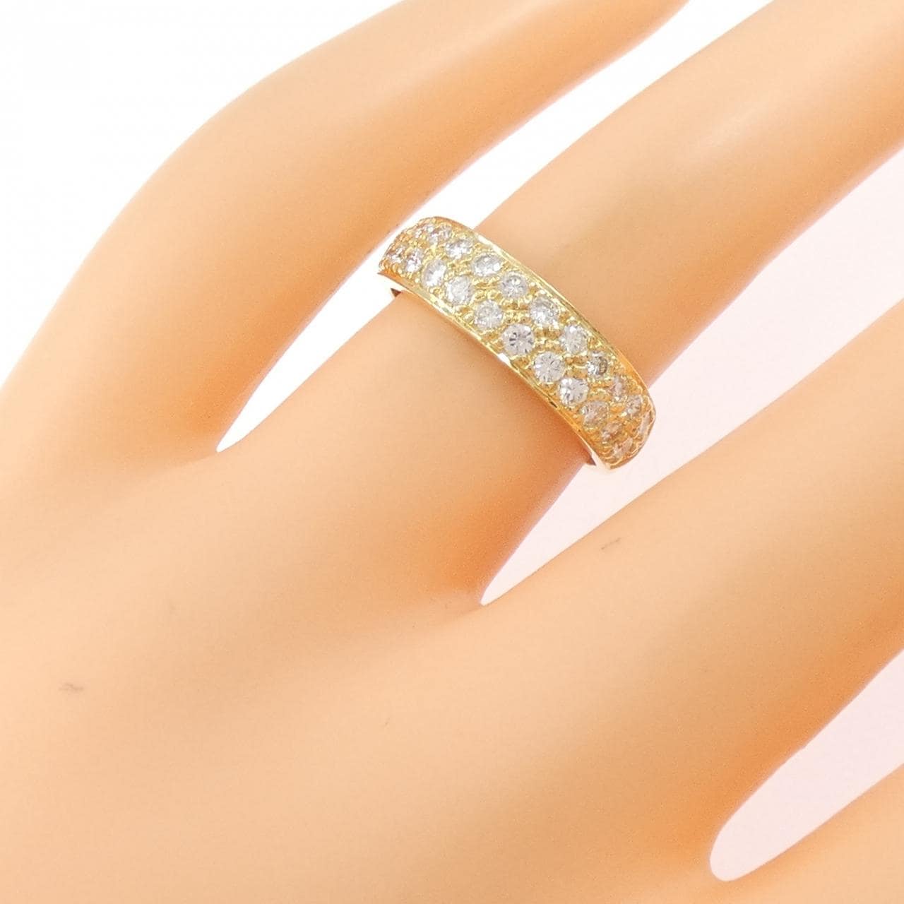 750YG ダイヤモンド リング