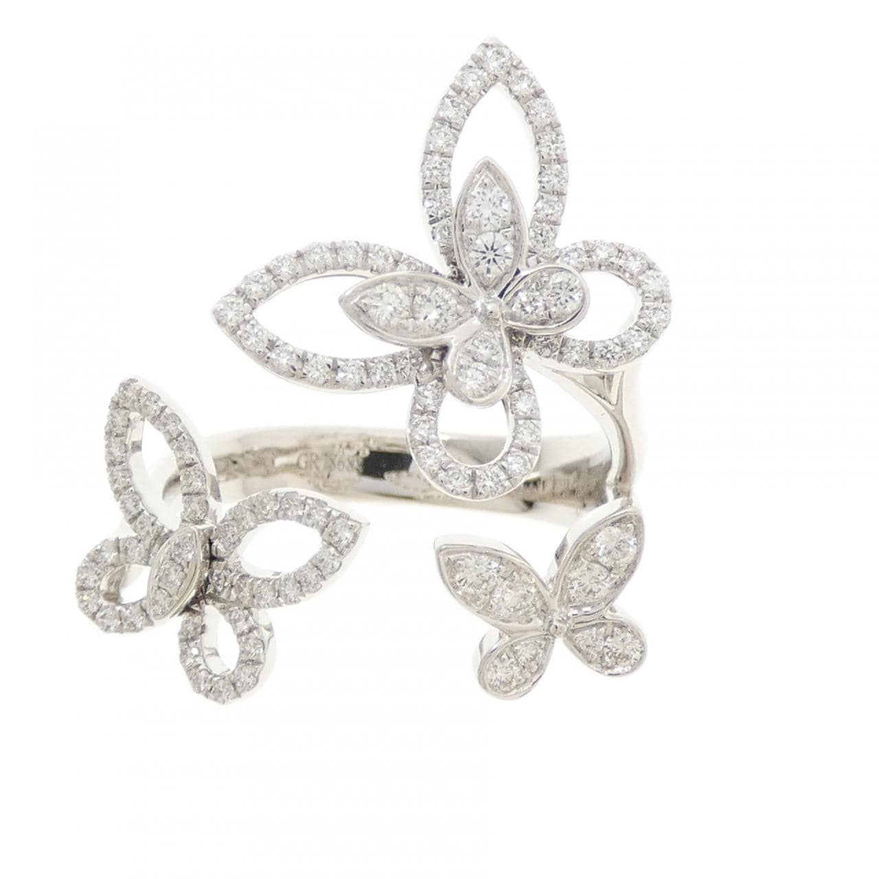 グラフ トリプル バタフライ シルエット リング