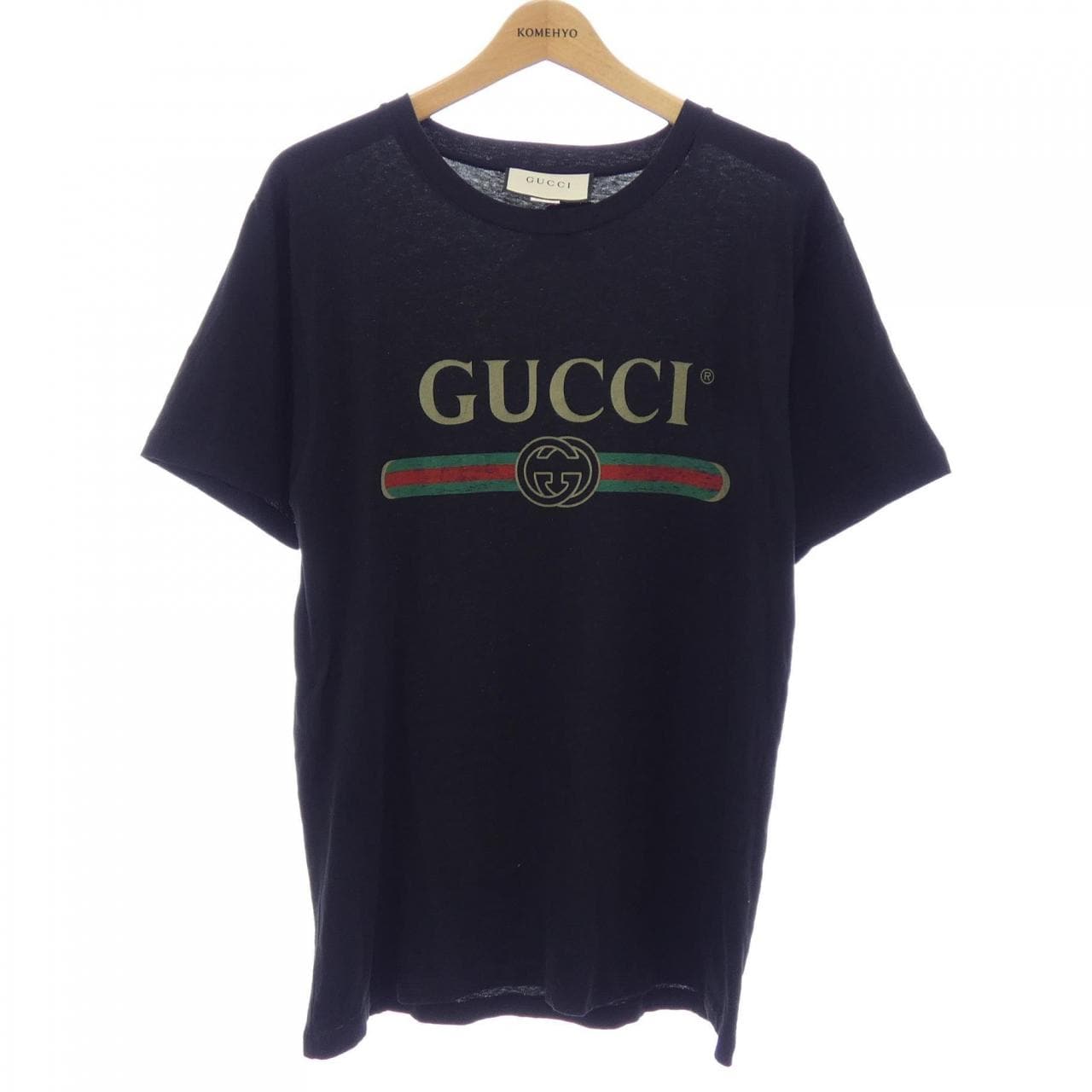 グッチ GUCCI GUCCI ロゴ オーバーサイズ コットン Tシャツ 457095-X5L89 Tシャツ