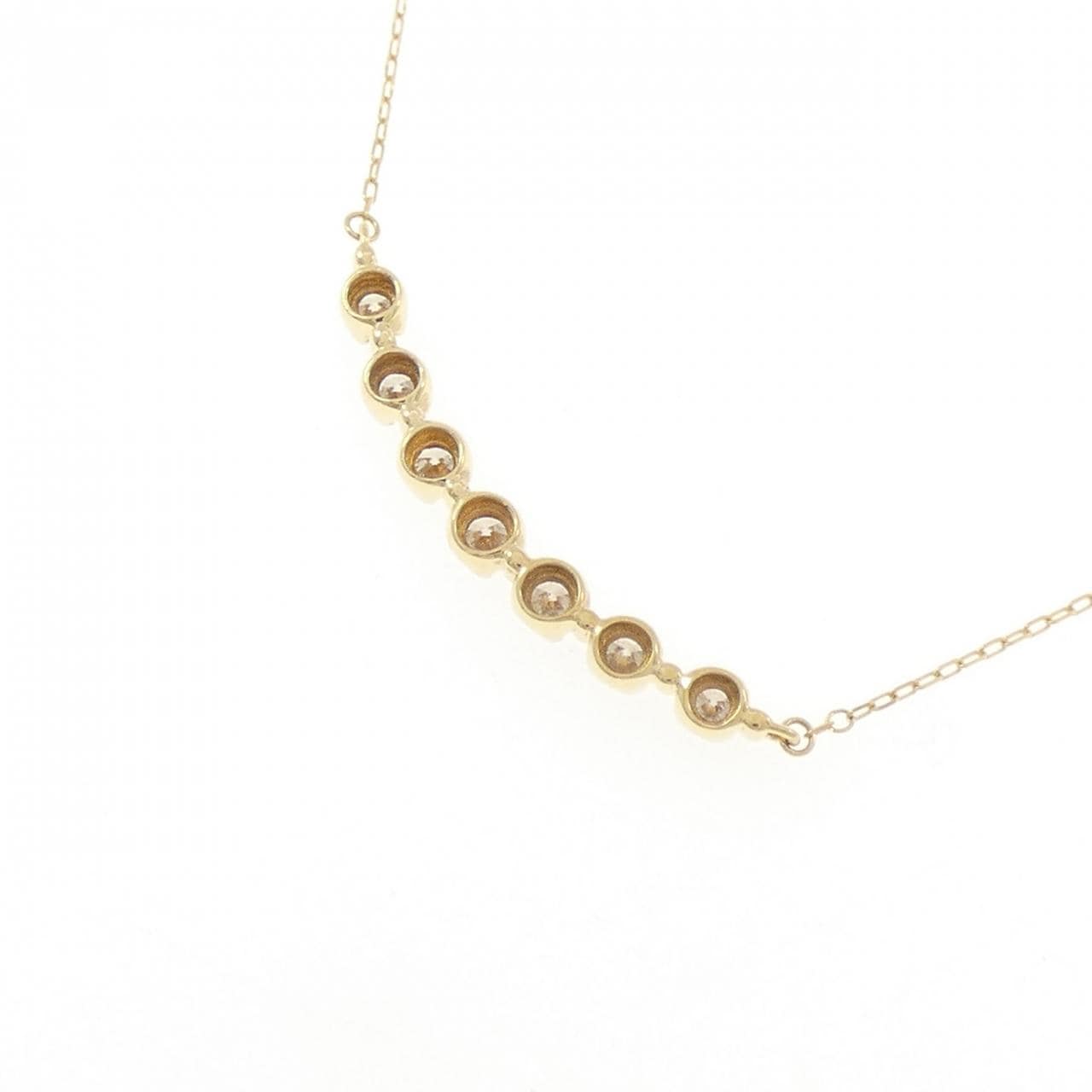 K18YG ダイヤモンド ネックレス 0.30CT