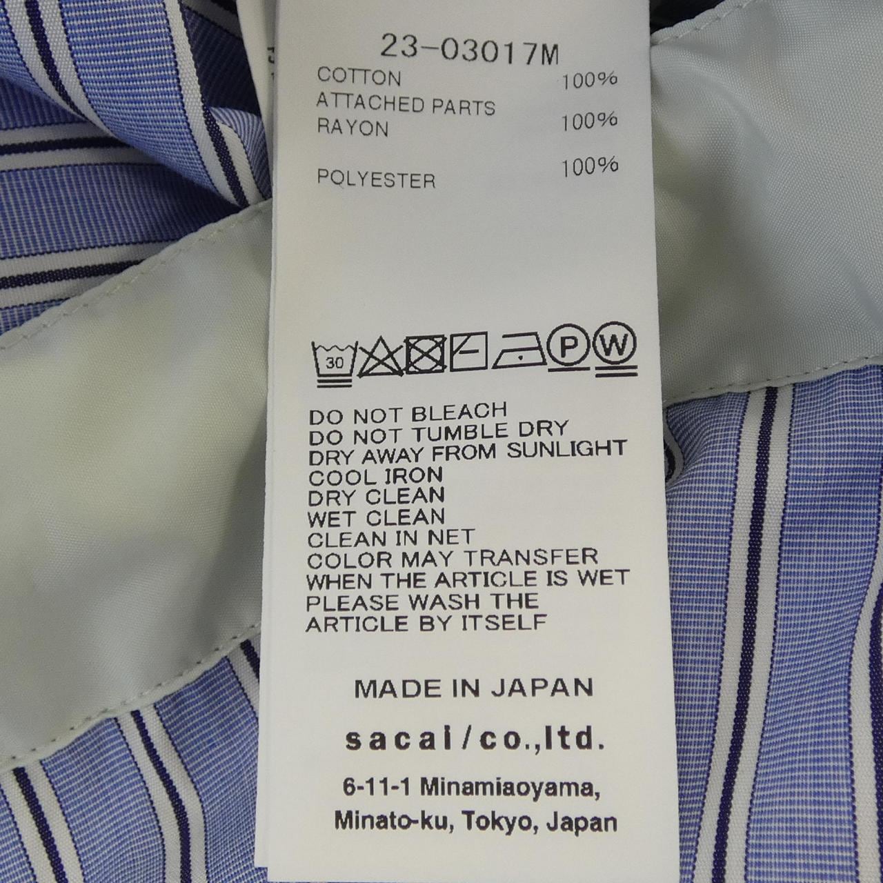 サカイ SACAI 23-03017M シャツ