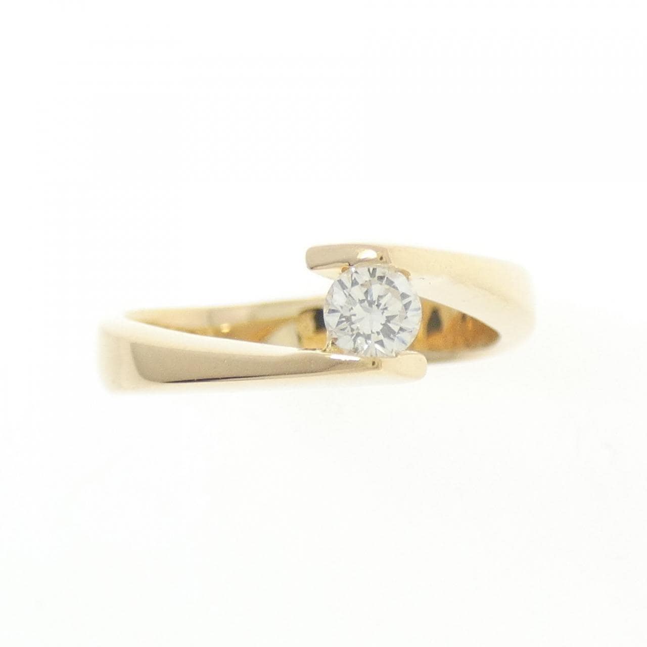K18YG ダイヤモンド リング 0.15CT