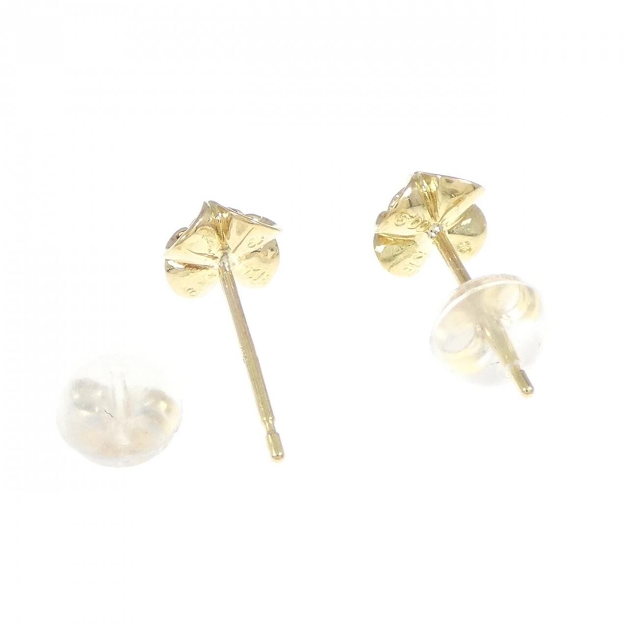 K18YG ダイヤモンド ピアス 0.18CT