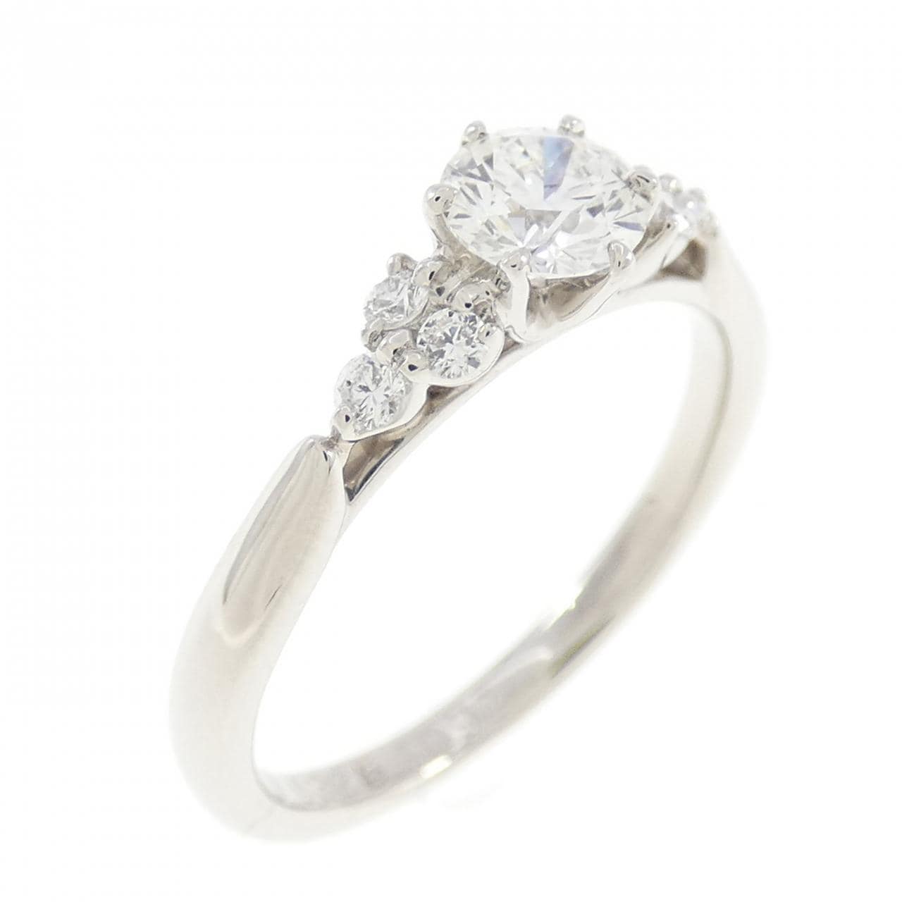 PT950 Diamond Ring 0.325CT F SI1 EXT
