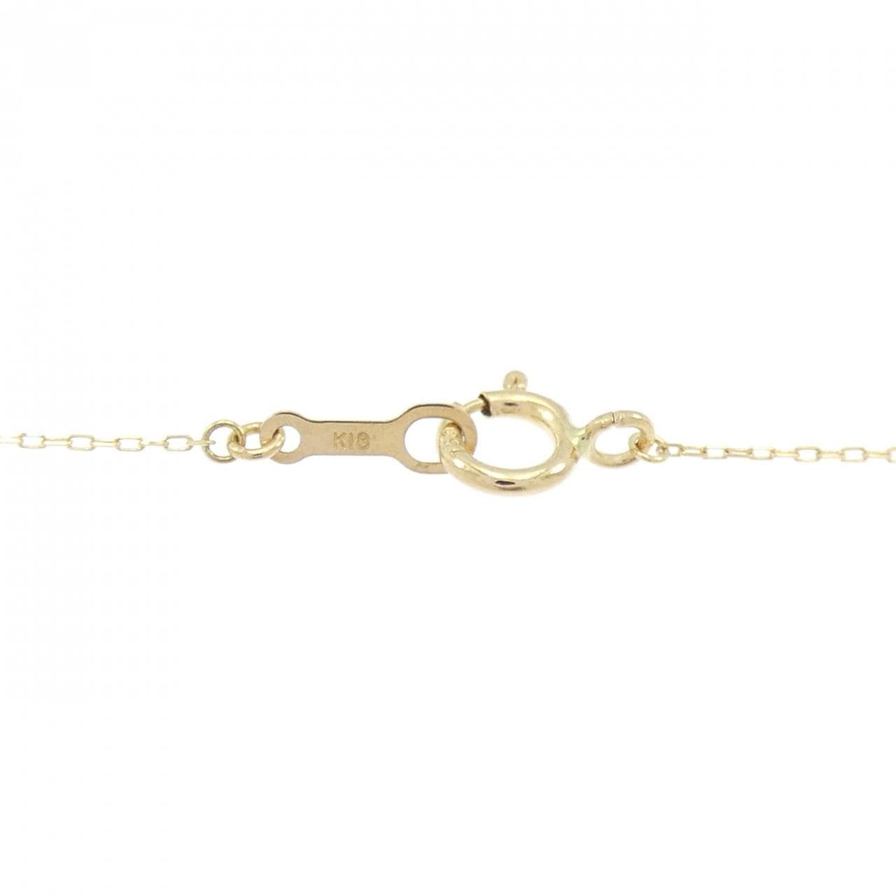 K18YG ダイヤモンド ネックレス 0.10CT
