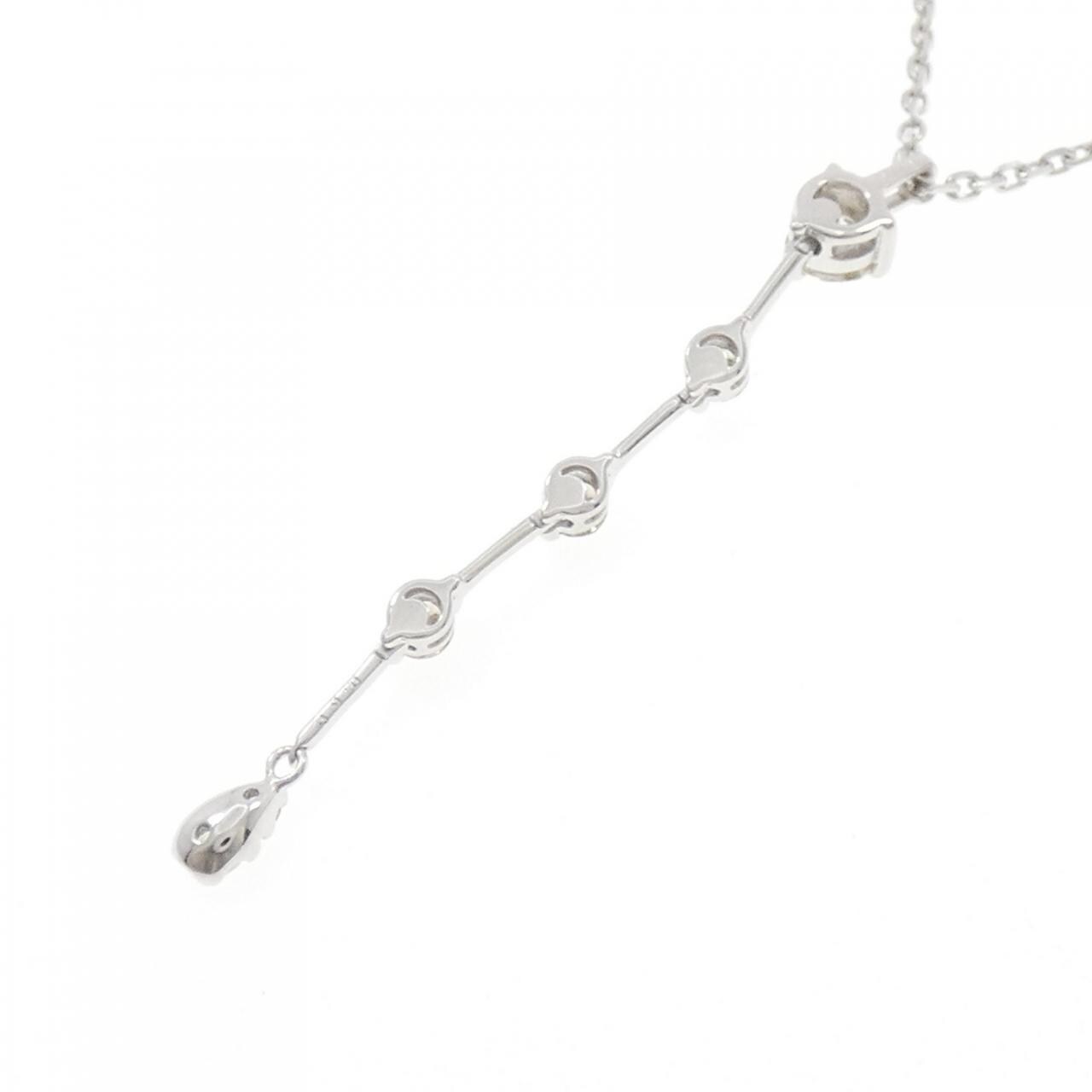 K18WG ダイヤモンド ネックレス 0.61CT