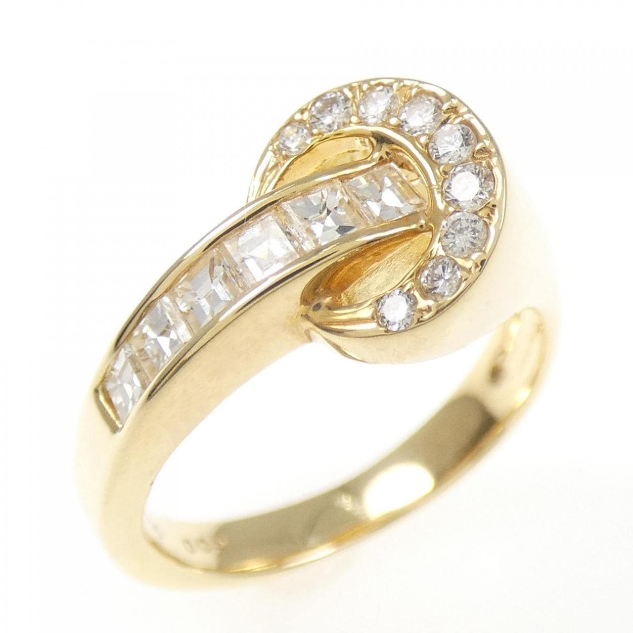 K18YG ダイヤモンド リング 0.09CT