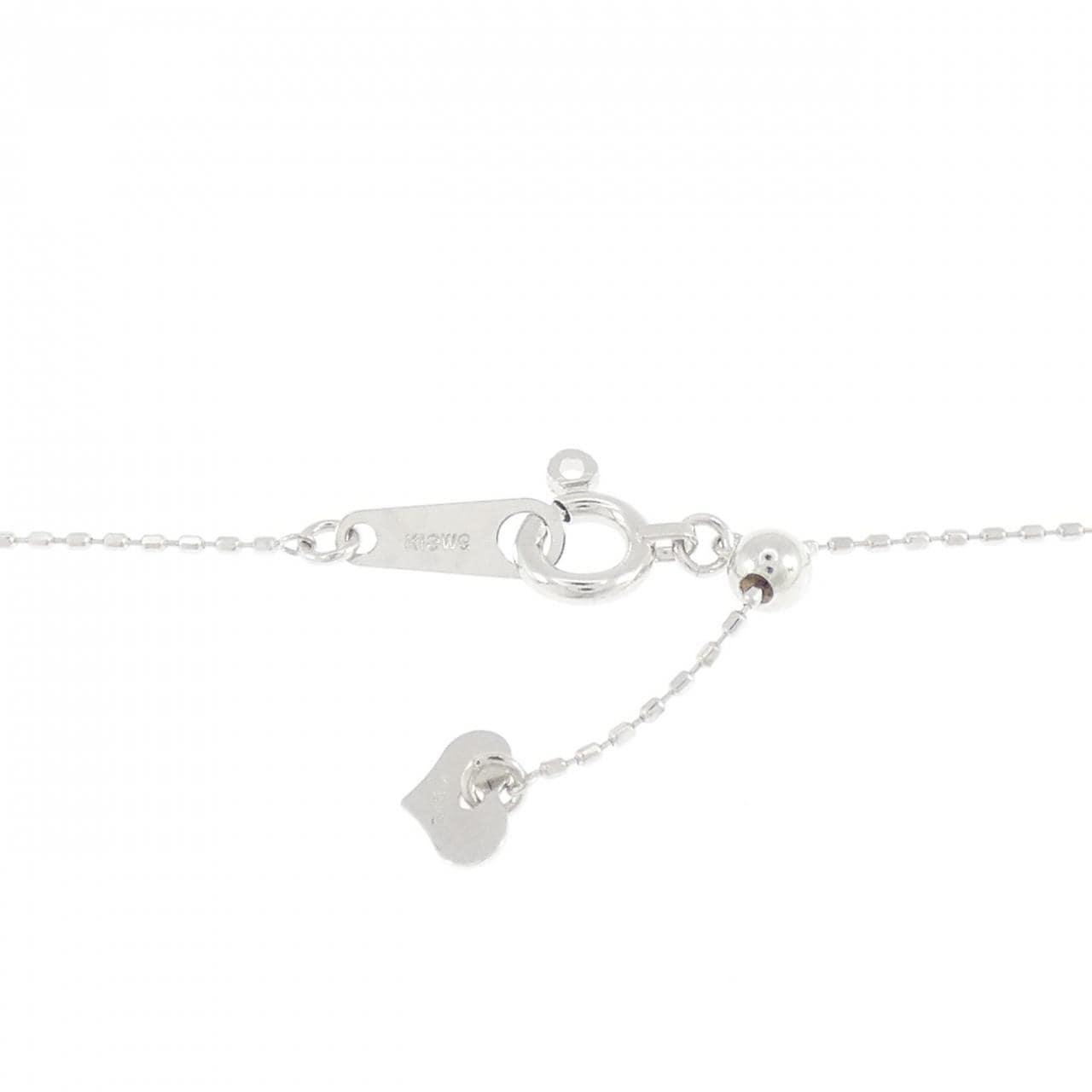 K18WG サファイヤ ネックレス 0.58CT