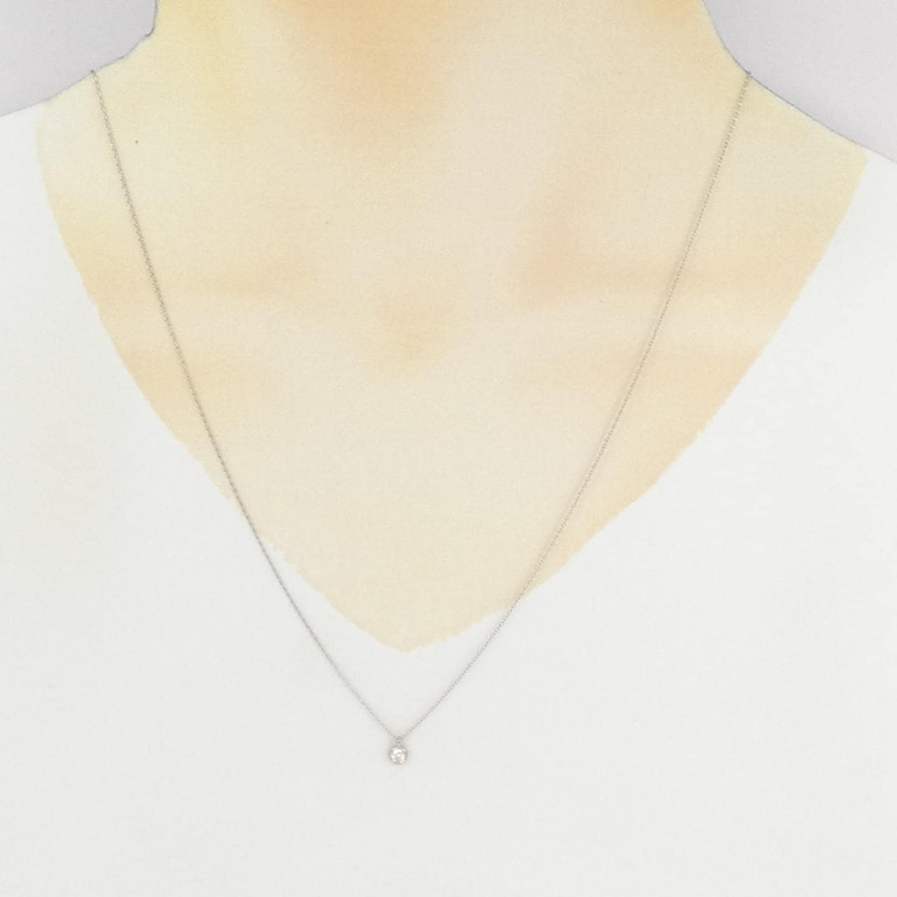 ハム クモ ネックレス 0.10CT