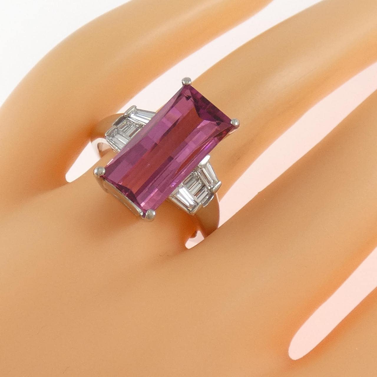 PT900 トルマリン リング 7.27CT