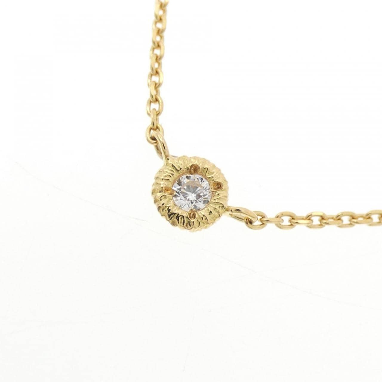 アガット ダイヤモンド ネックレス 0.03CT