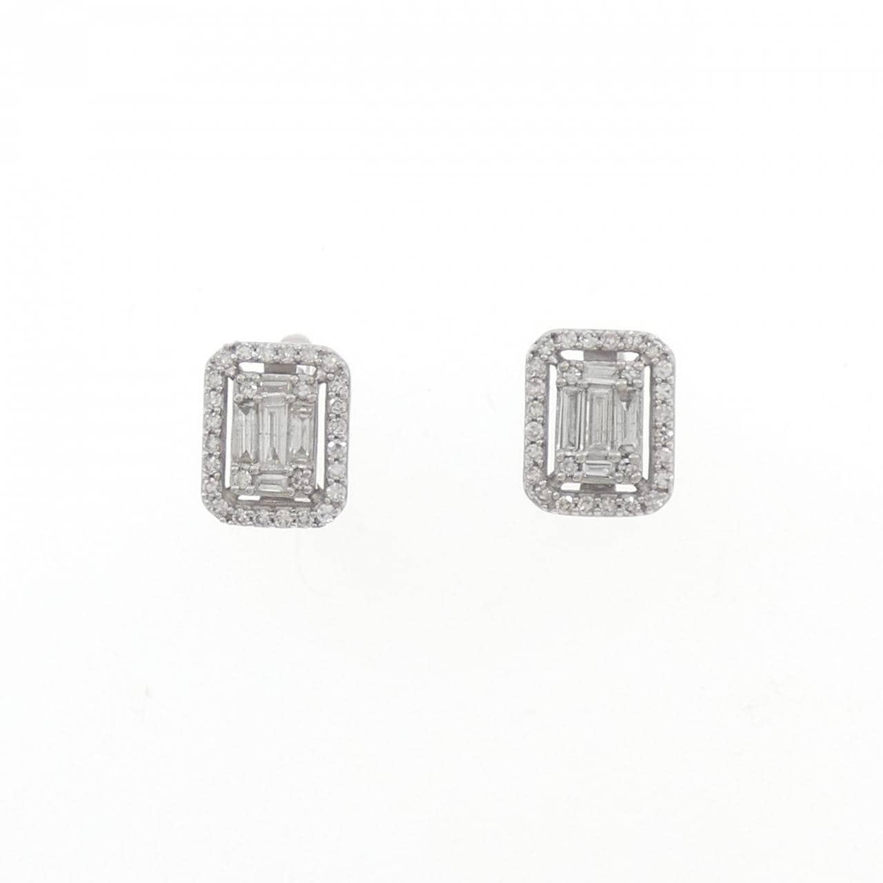 14KWG ダイヤモンド ピアス