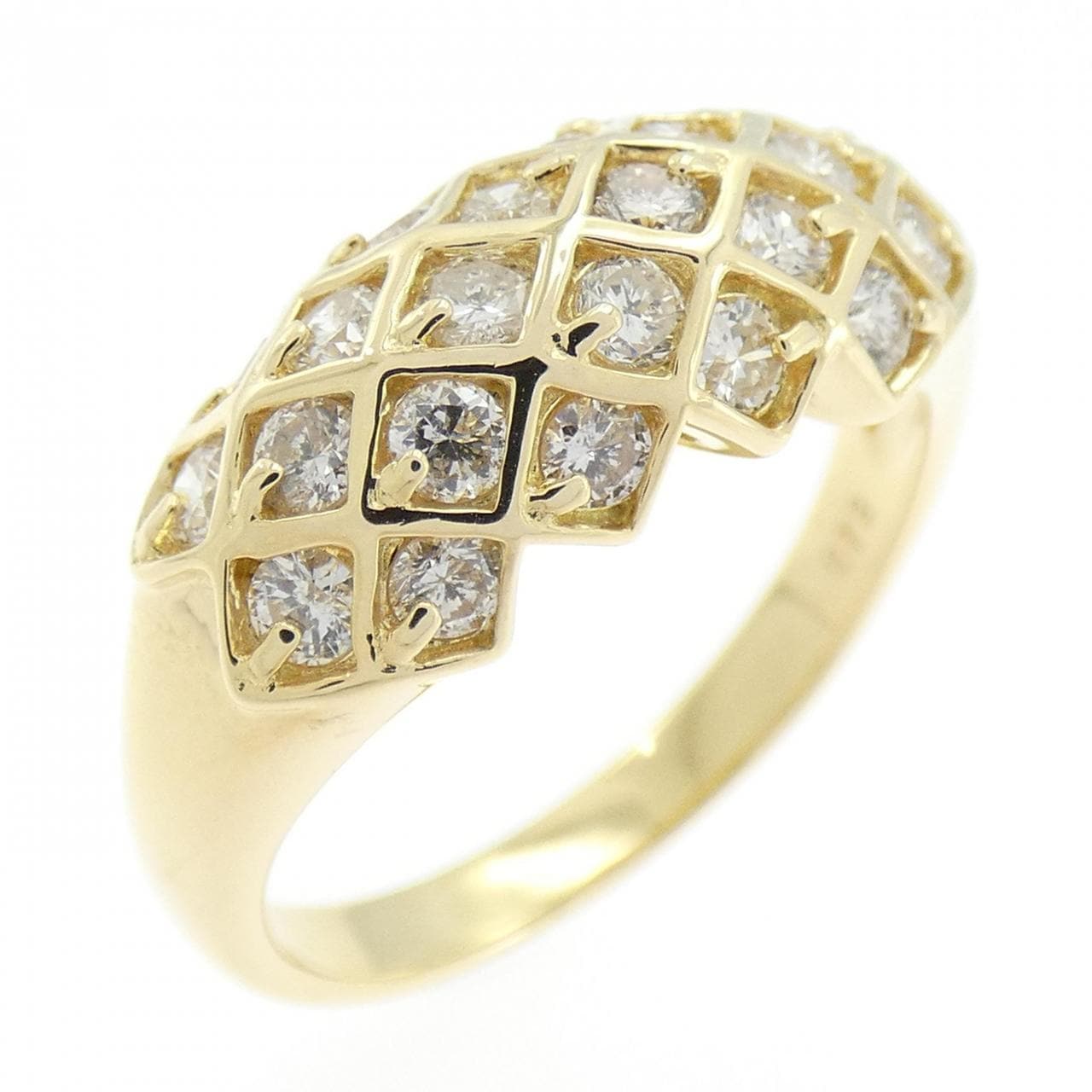 K18YG ダイヤモンド リング 0.73CT