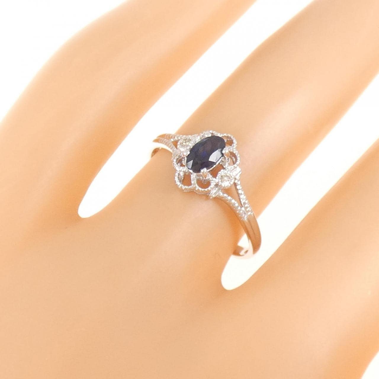 K10WG サファイヤ リング