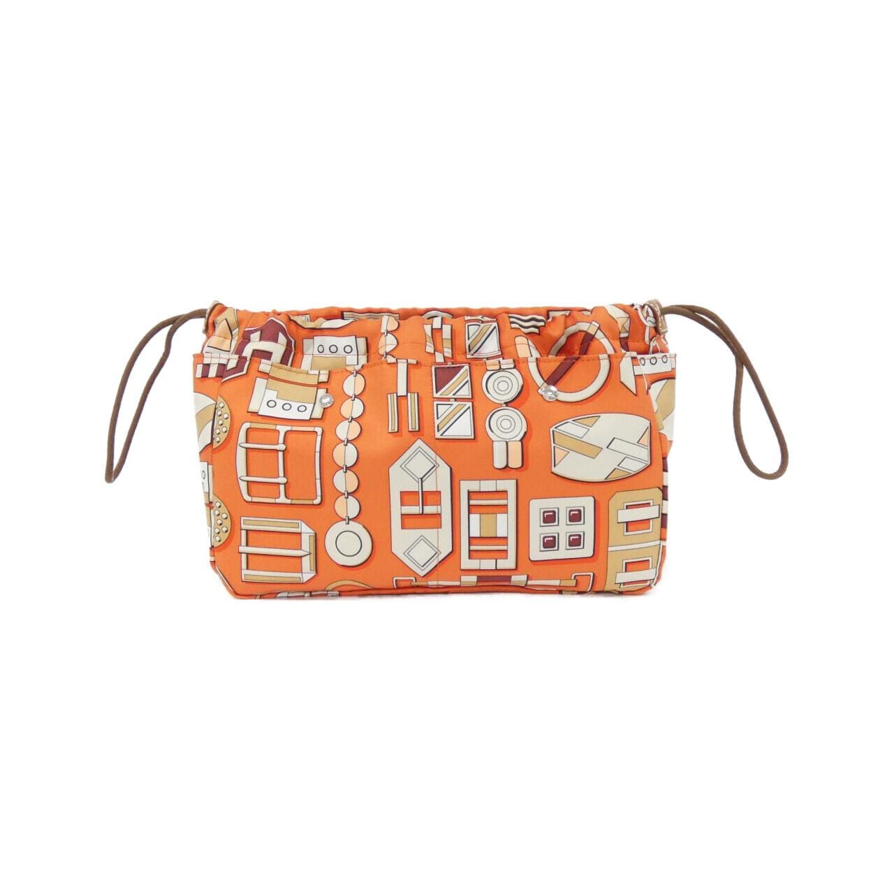 エルメス CARRE EN BOUCLES フールビ 25cm ポーチ