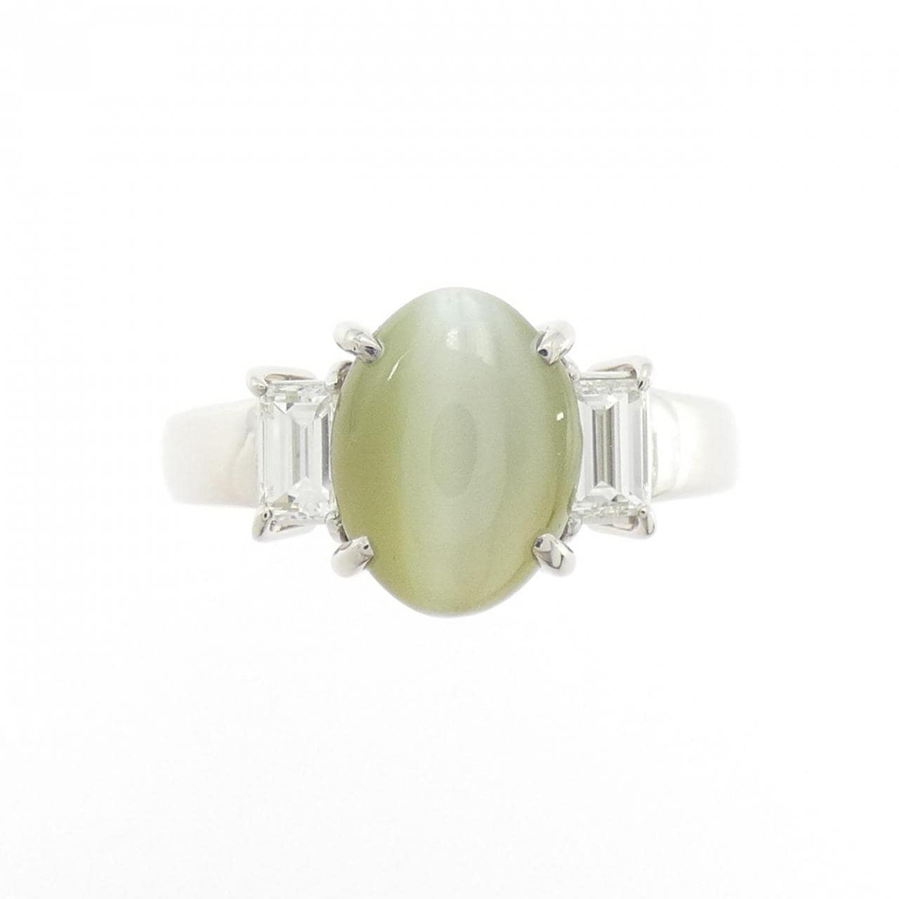 PT900 クリソベリルキャッツアイ リング 2.74CT