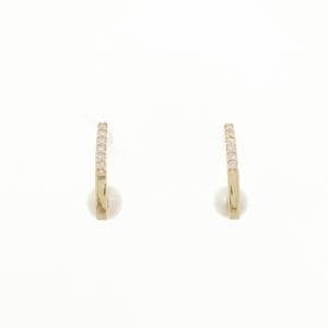 K10YG 淡水パール ピアス 4mm