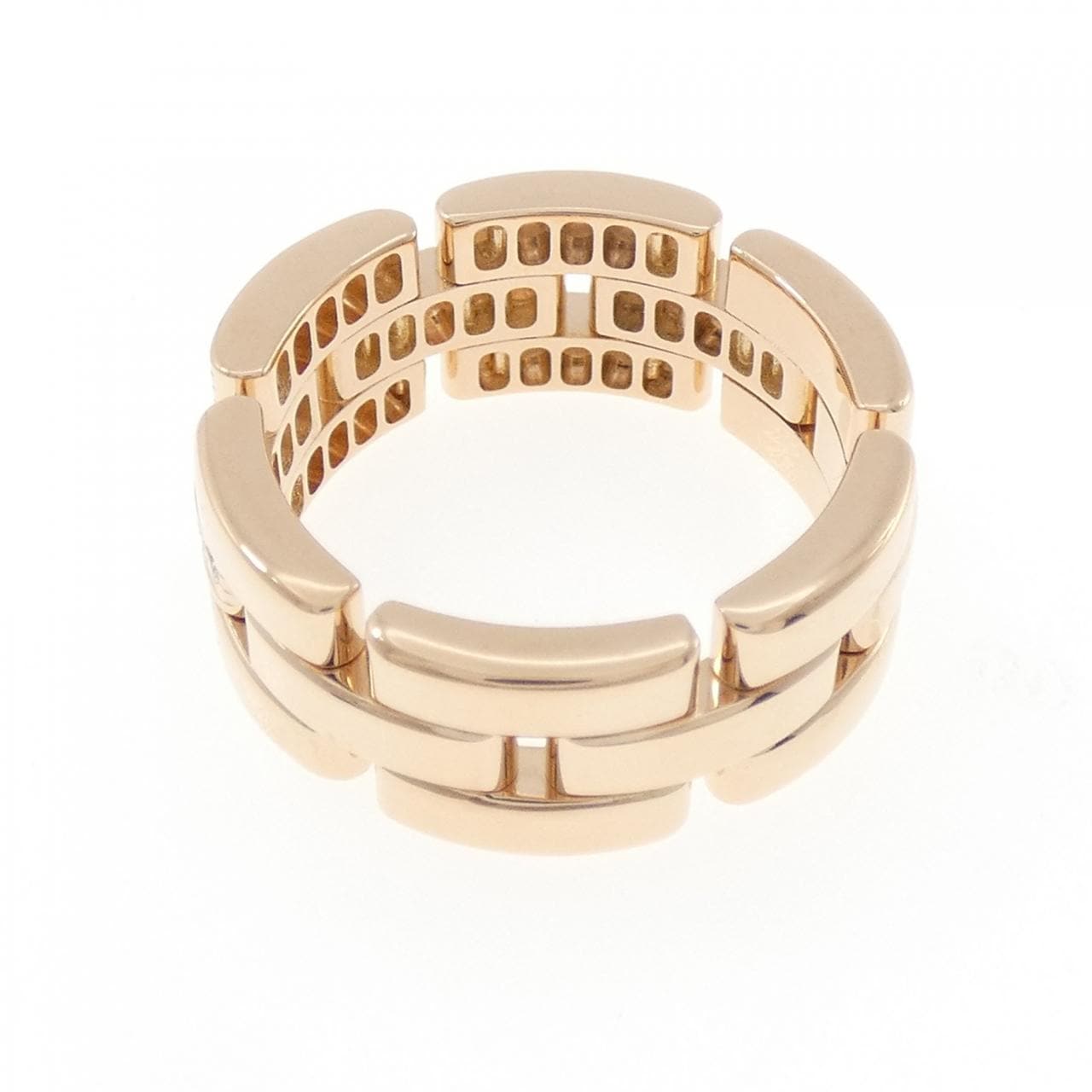 カルティエ マイヨンパンテール ハーフダイヤ リング