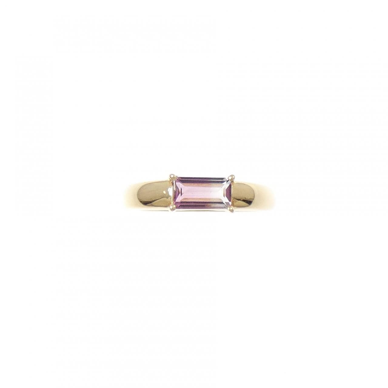 【新品】K18YG トルマリン リング 0.46CT