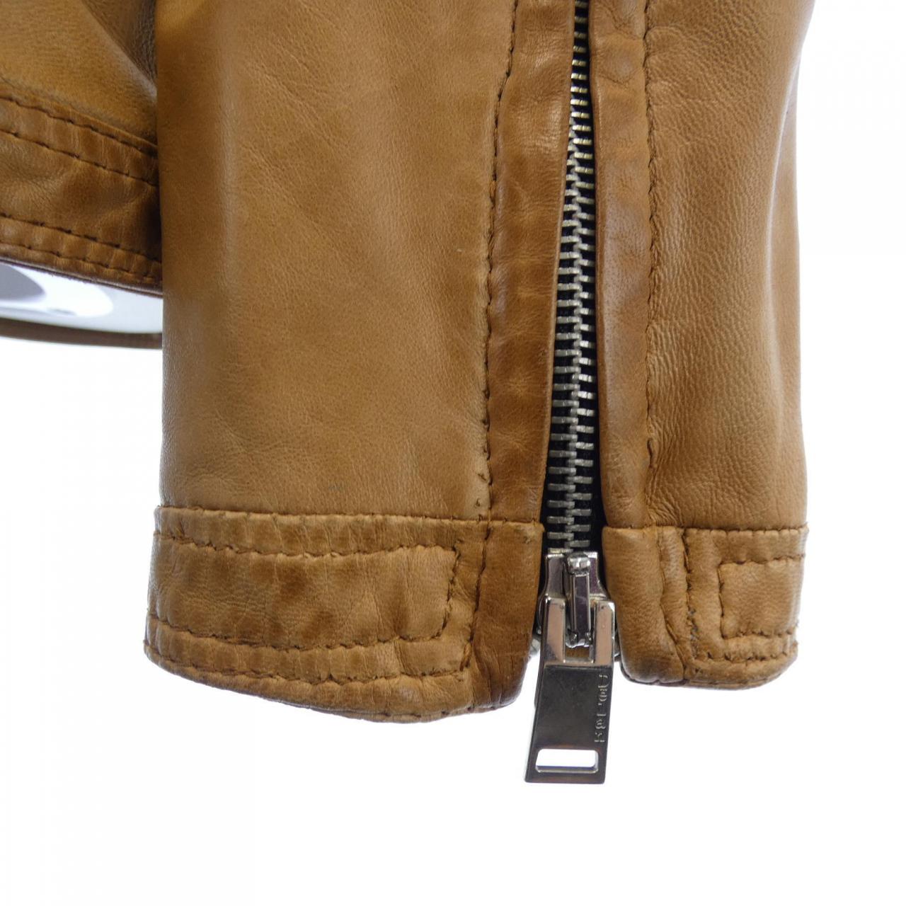 DELAN レザーライダースジャケット