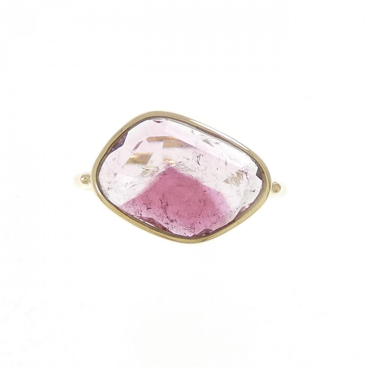 K18YG トルマリン リング