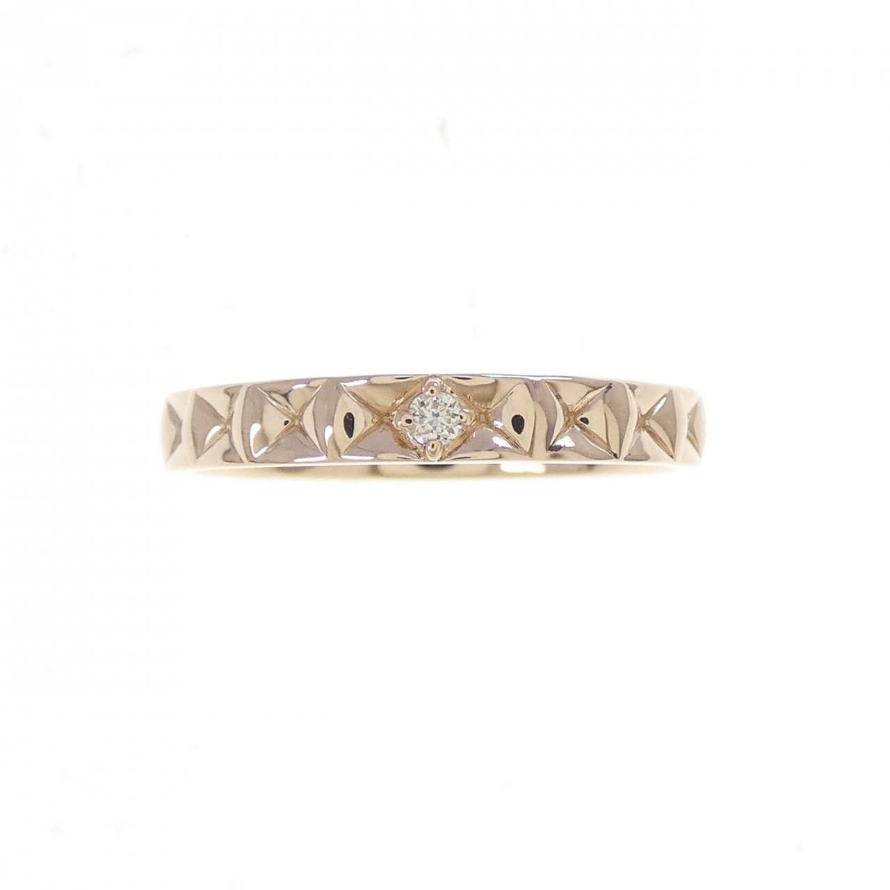 K18PG ダイヤモンド リング 0.02CT