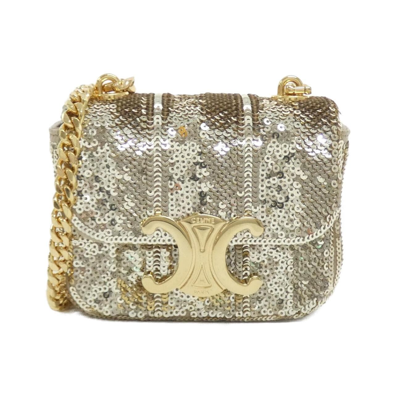 セリーヌ ミニ チェーン クロード 10L842FC4 バッグ