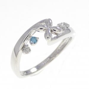 K18WG ダイヤモンド リング 0.07CT