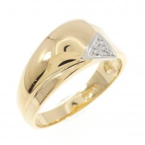 K18YG/PT900 ダイヤモンド リング 0.02CT
