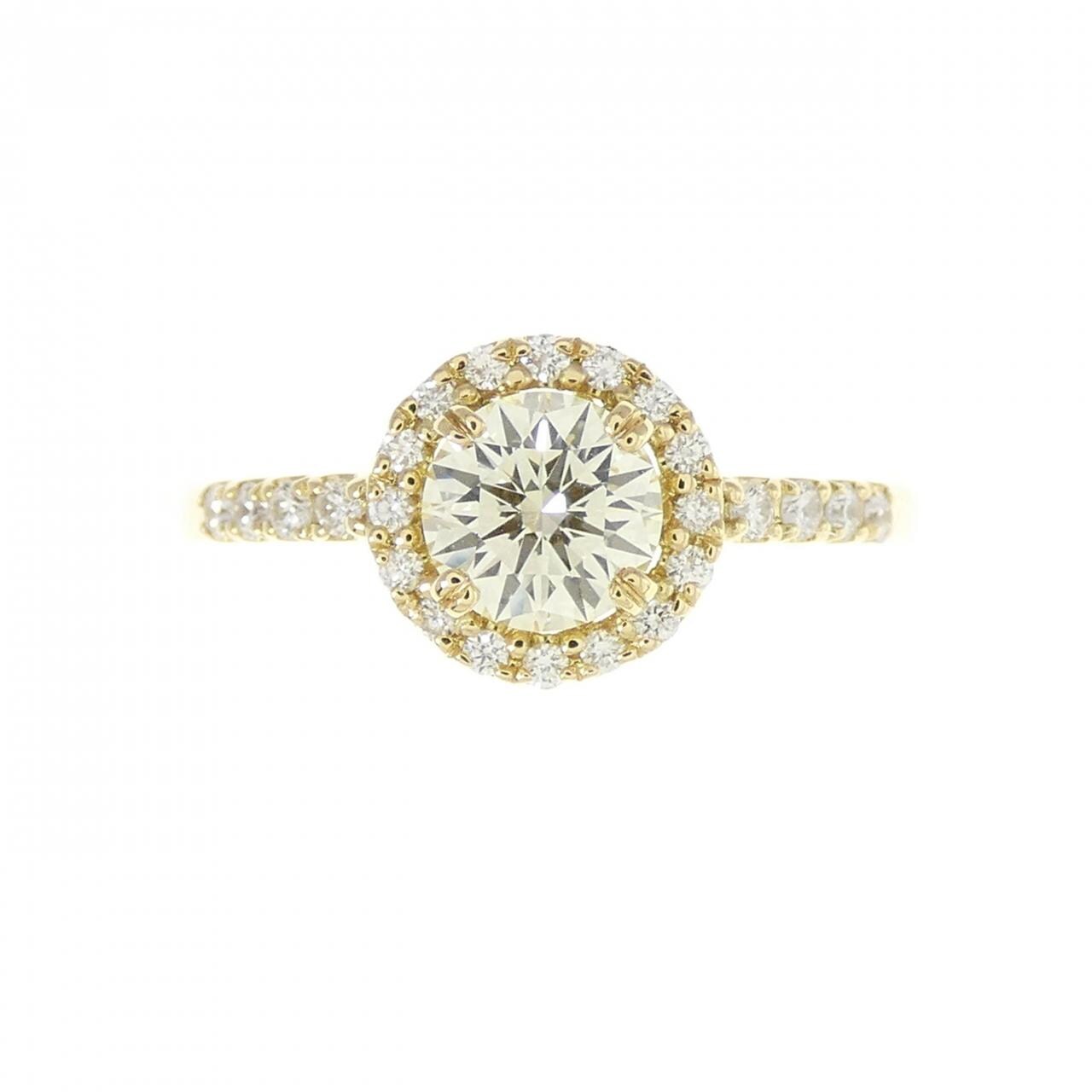 [Remake] K18YG Diamond Ring 0.532CT LY SI1 EXT