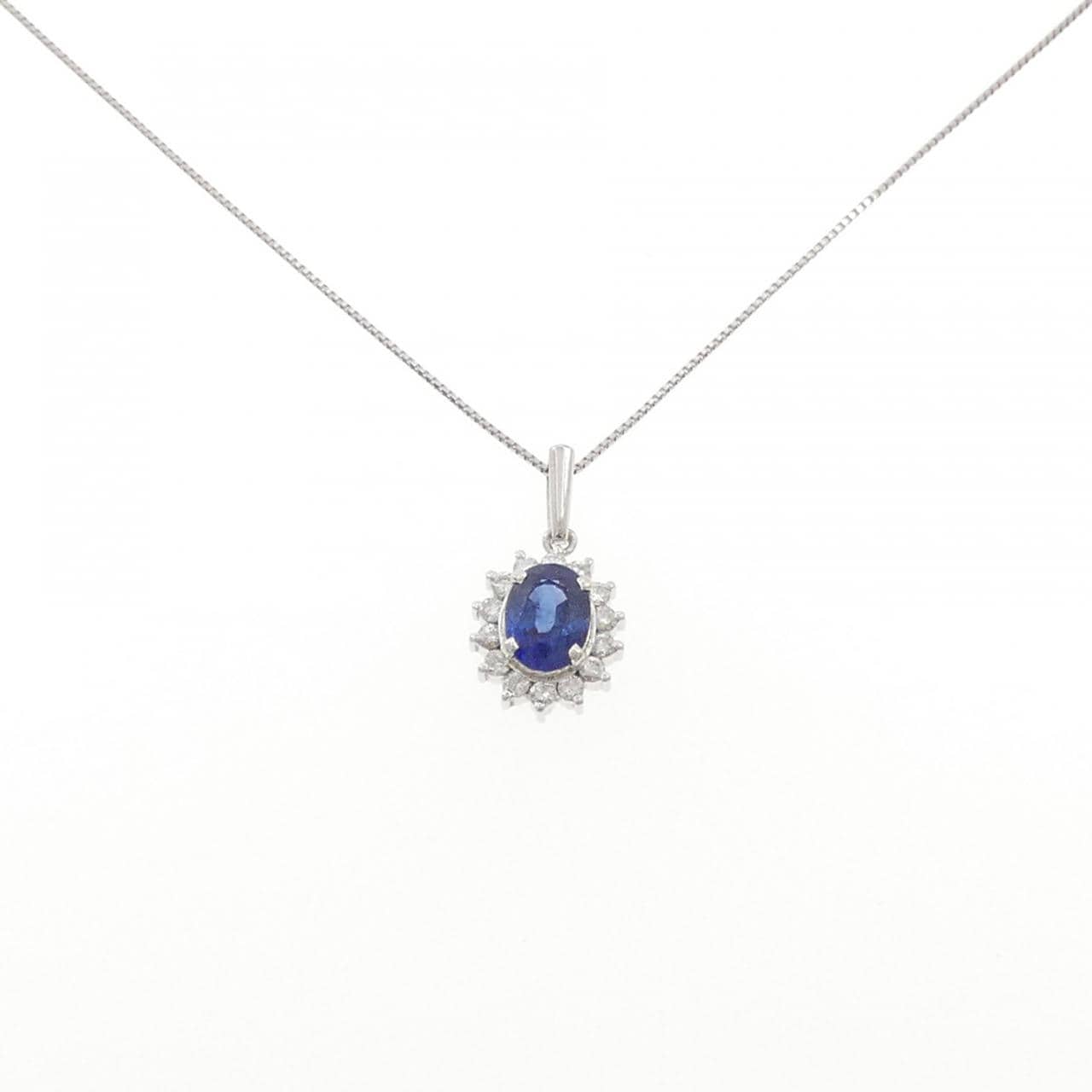 PT900/PT850 サファイヤ ネックレス 1.00CT