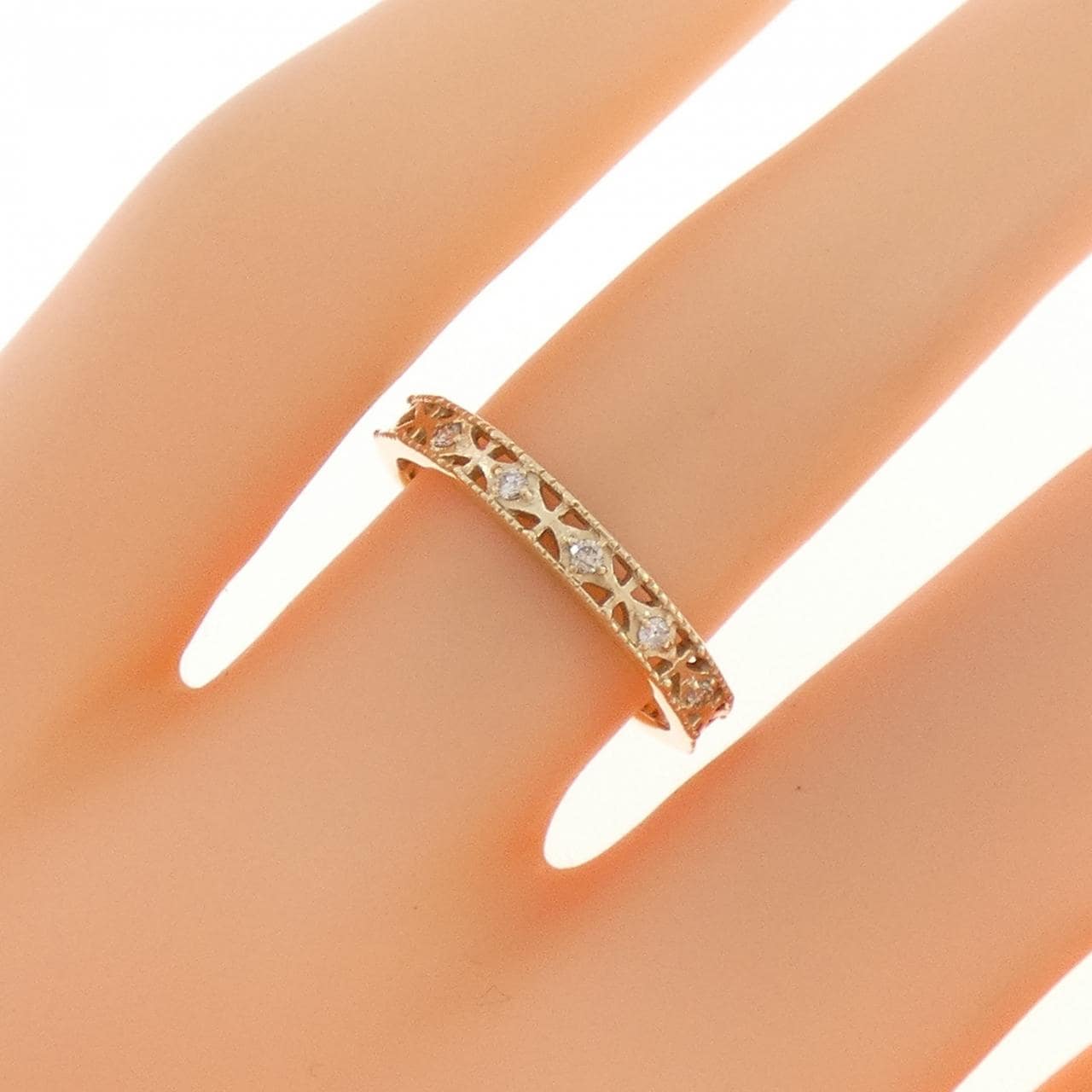 シエナ ロゼ ダイヤモンド リング 0.05CT