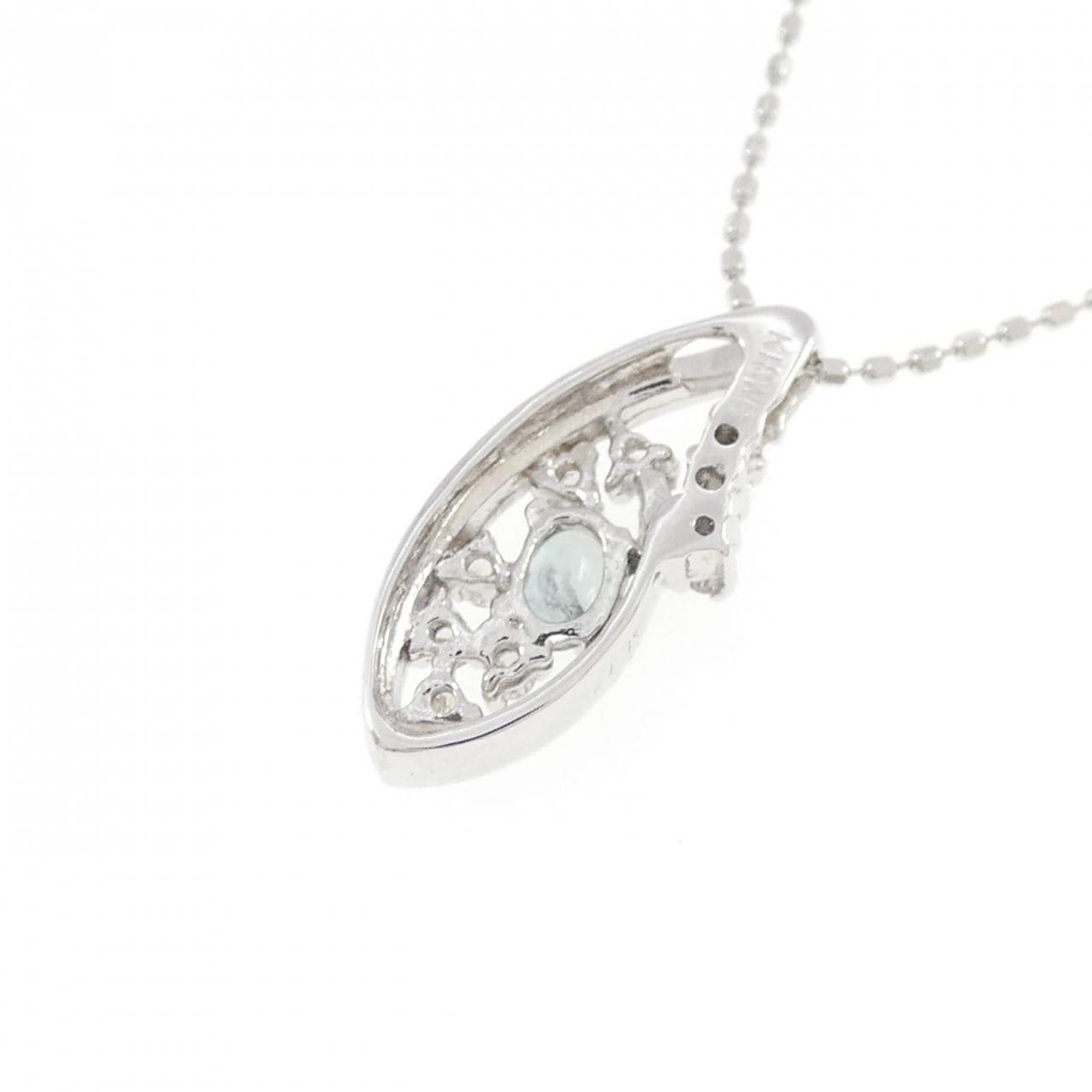 K18WG アレキサンドライト ネックレス 0.12CT