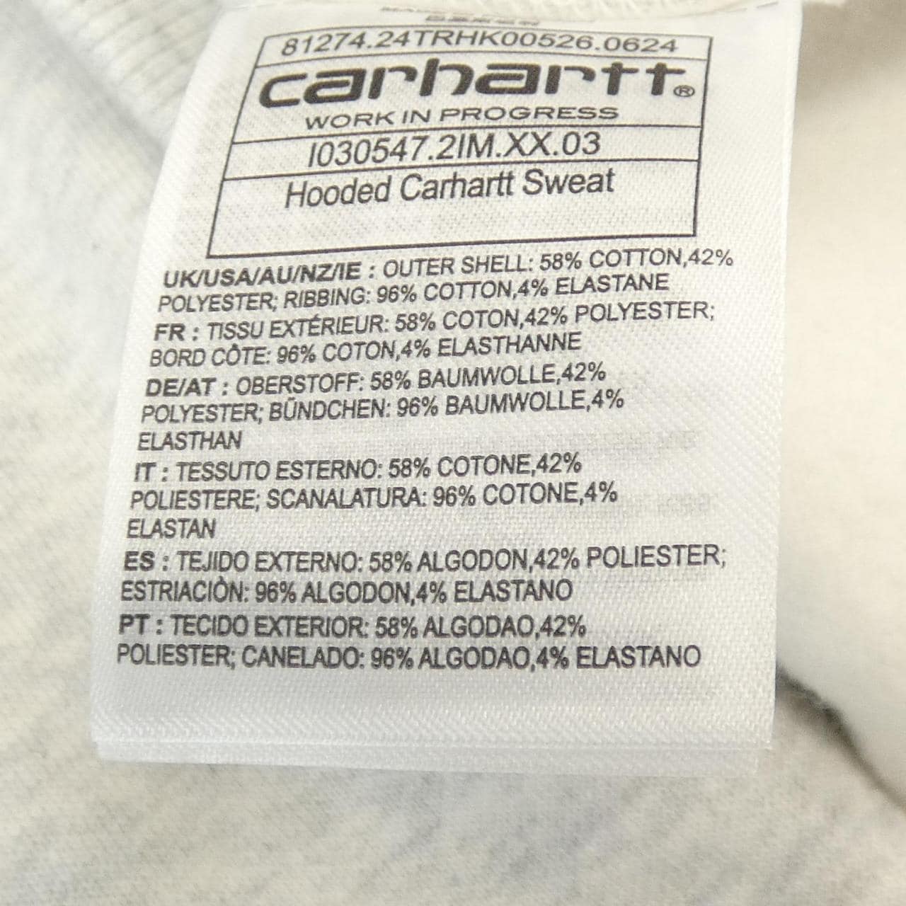 カーハート CARHARTT パーカー