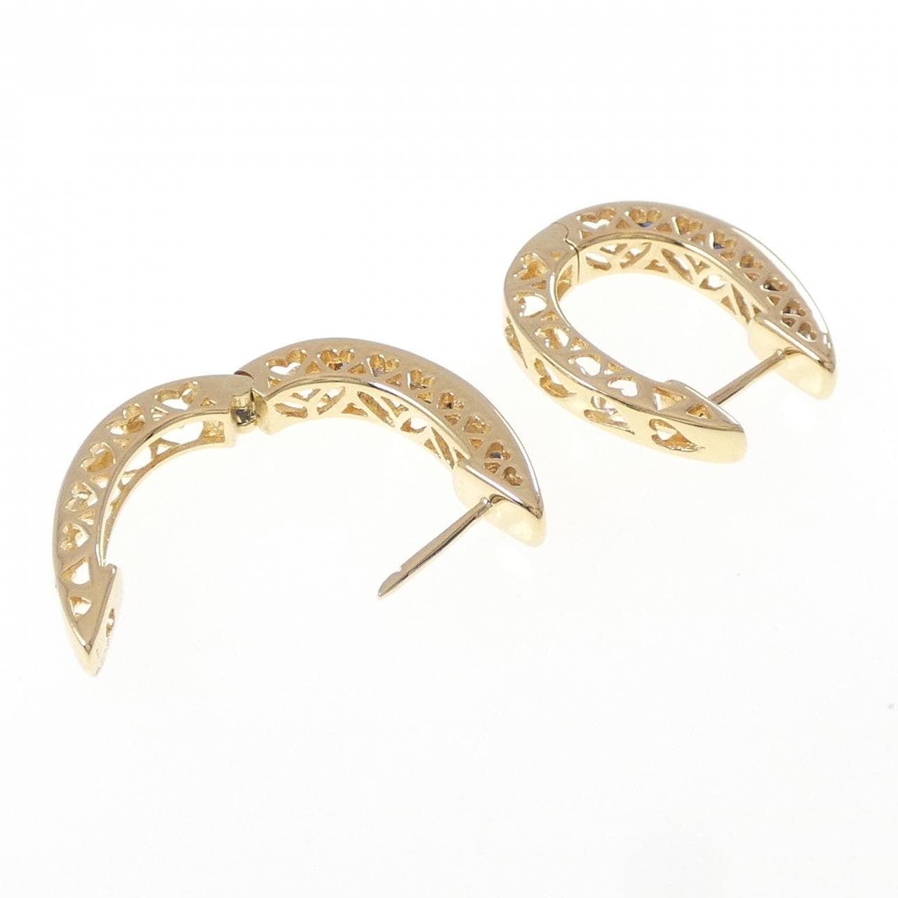 K18YG サファイヤ ピアス 0.60CT