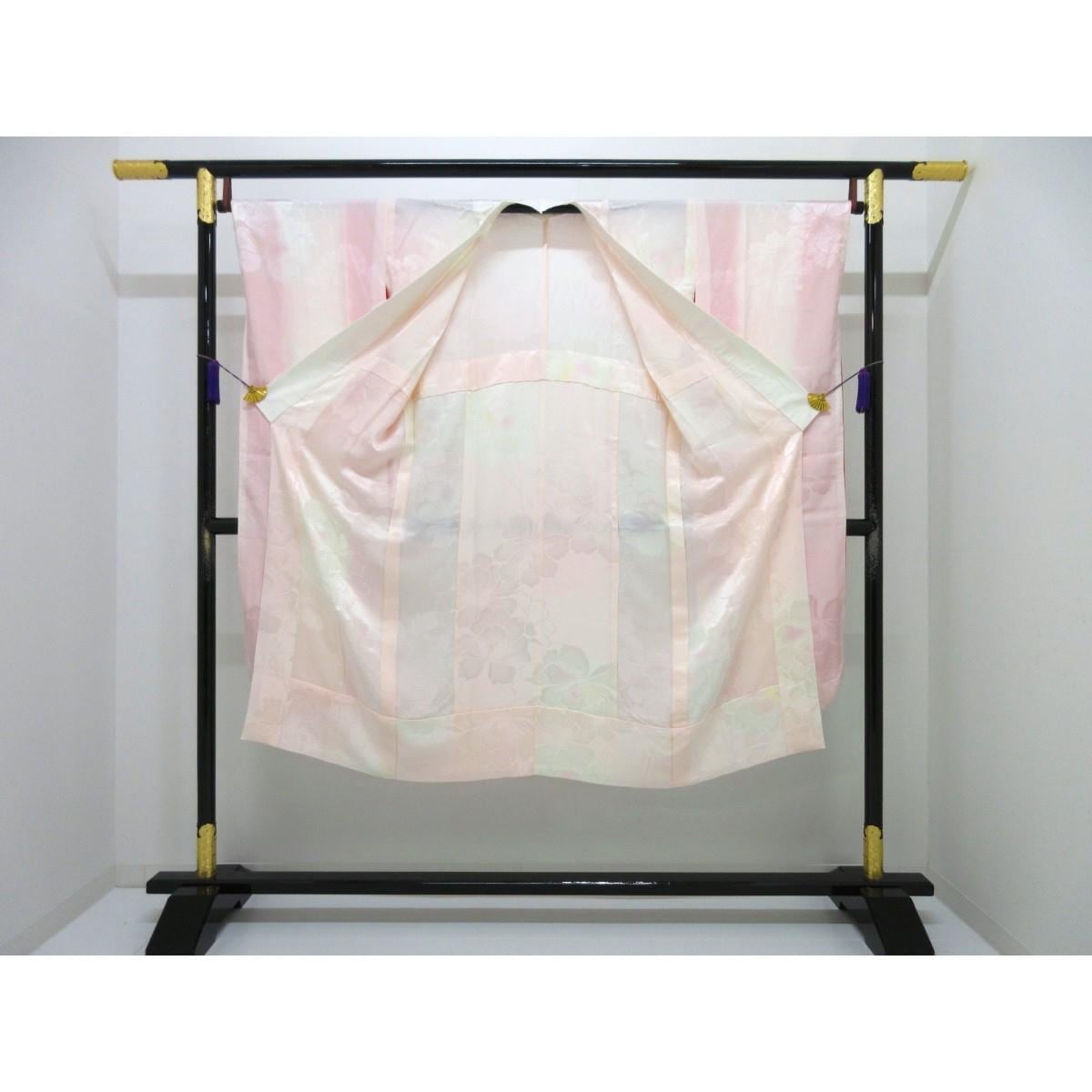 長襦袢　振袖　ボカシ染