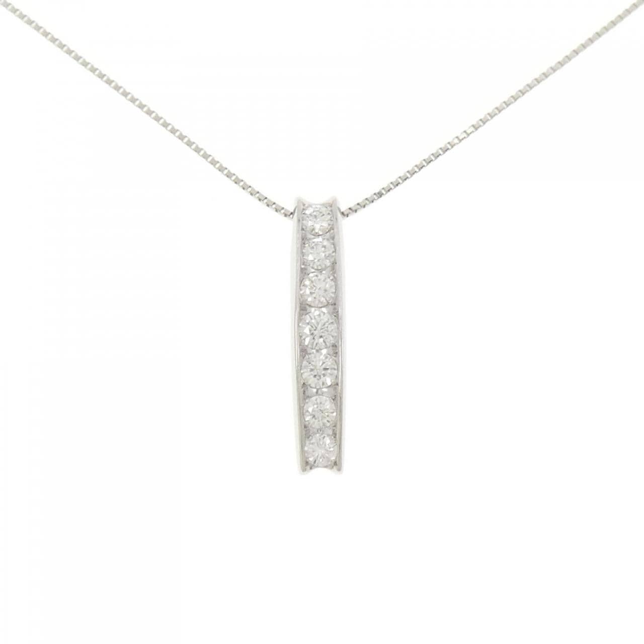 PT900/PT850 ダイヤモンド ネックレス 0.72CT