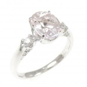 K18WG ベリル リング 1.96CT