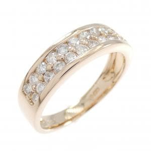 K18PG ダイヤモンド リング 0.50CT