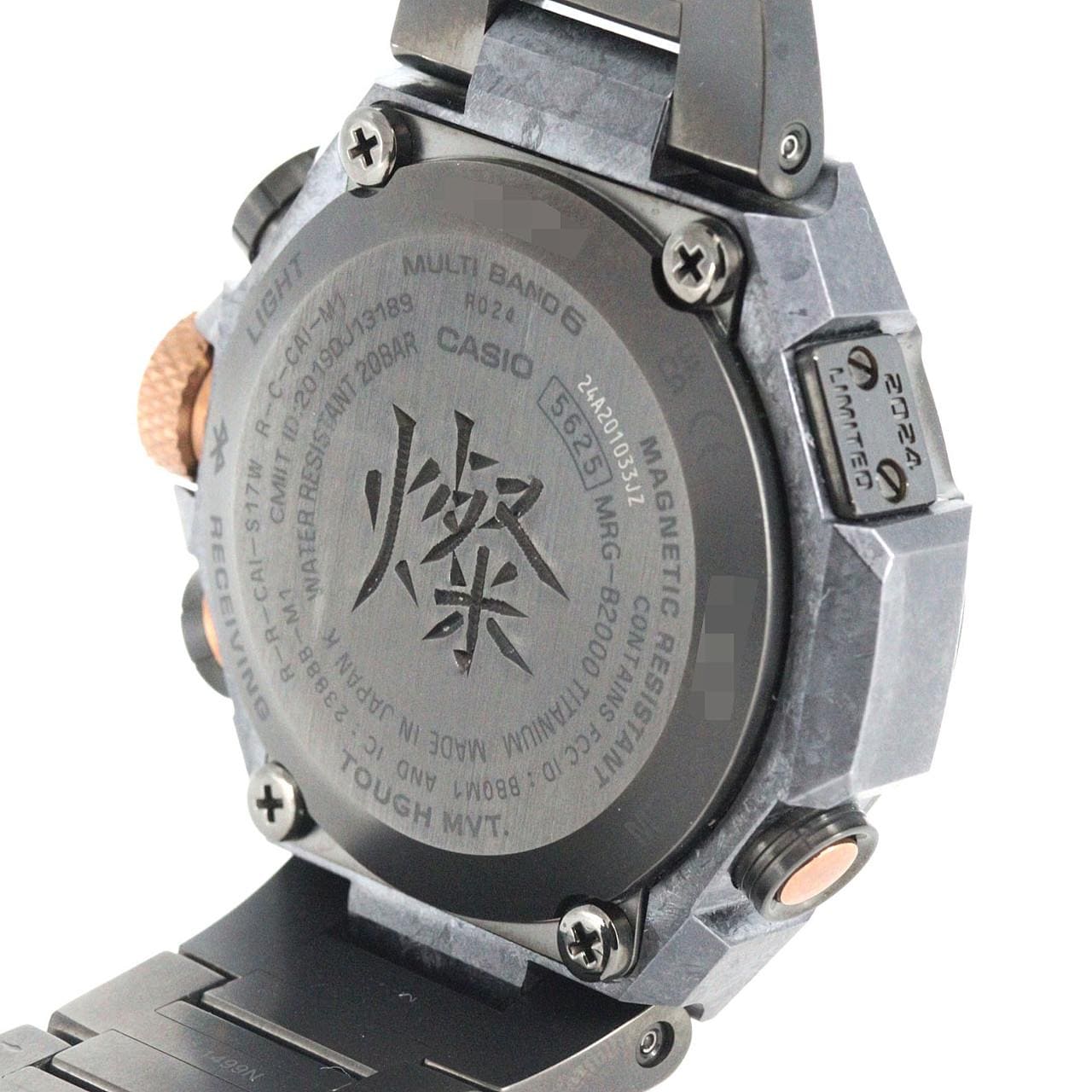 カシオ G-SHOCK･MR-G 電波時計 重力丸･燦 LIMITED MRG-B2000JS-1AJR TI ソーラークォーツ