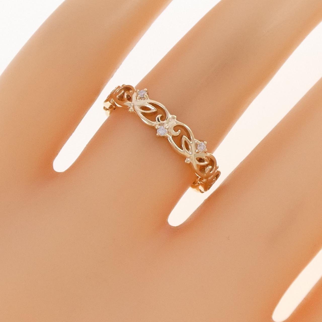 アガット ダイヤモンド リング 0.02CT