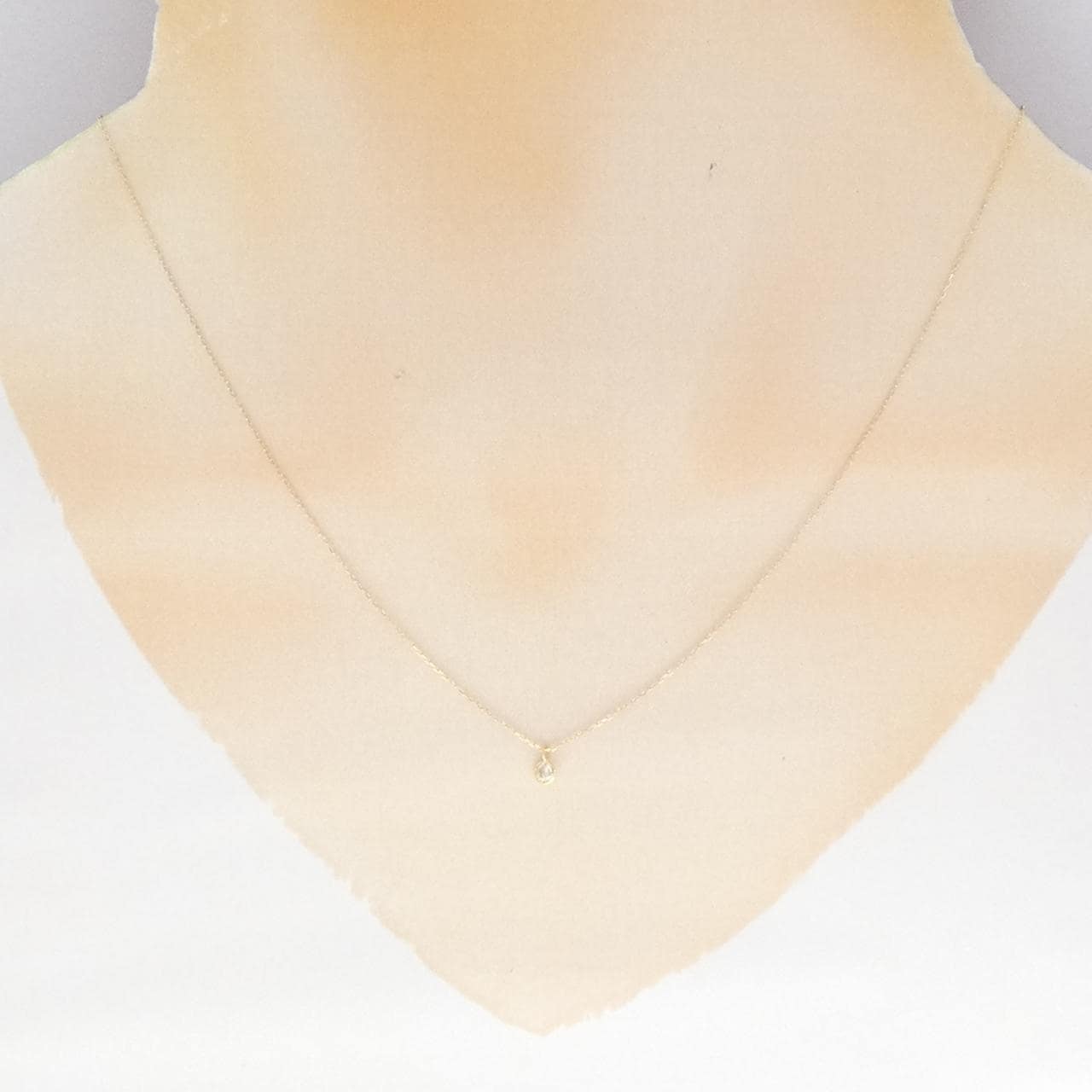 K18YG ダイヤモンド ネックレス 0.10CT