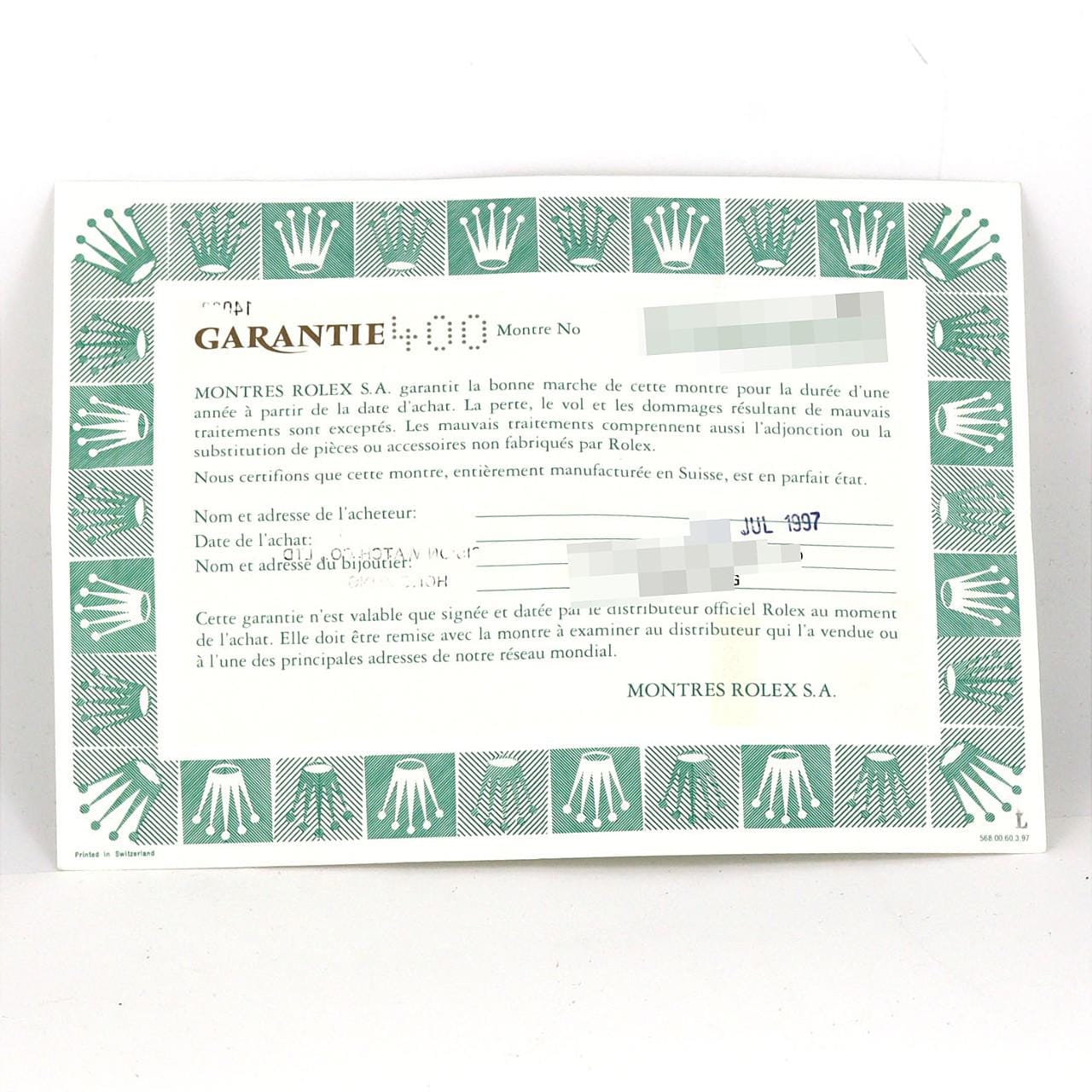 【ノーメンテナンス還元価格】ロレックス サブマリーナーノンデイト 14060 SS 自動巻 T番