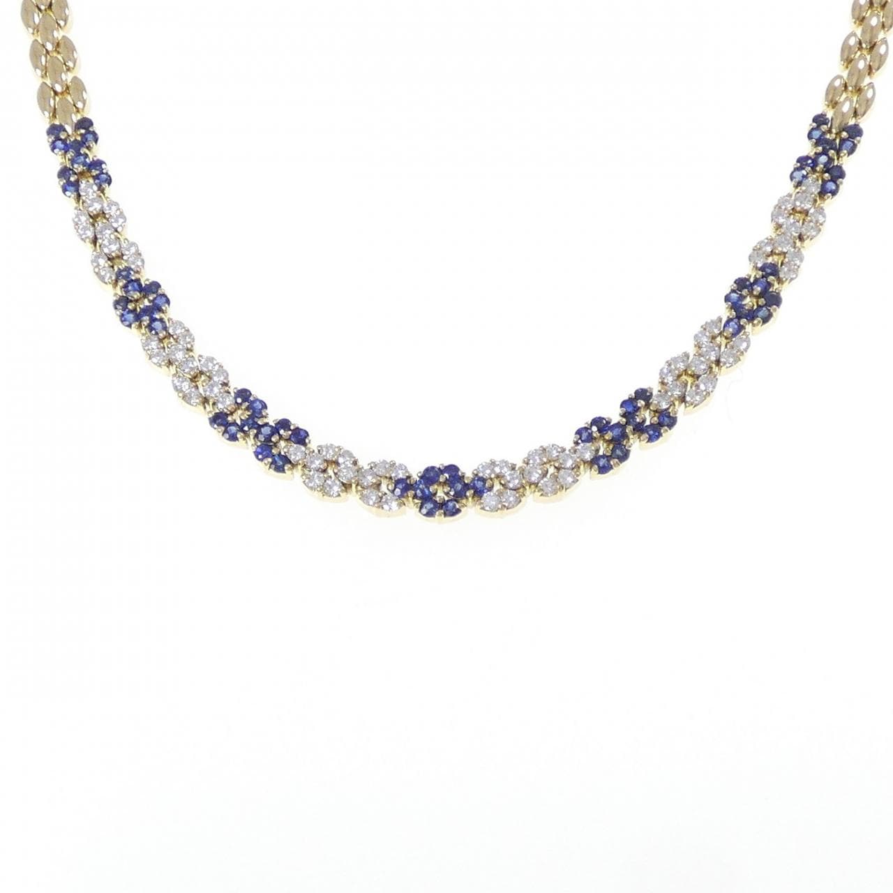 ピキョッティ サファイヤ ネックレス 3.76CT