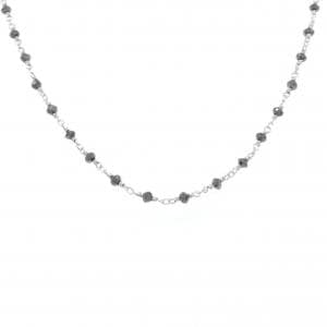 K18WG ダイヤモンド ネックレス