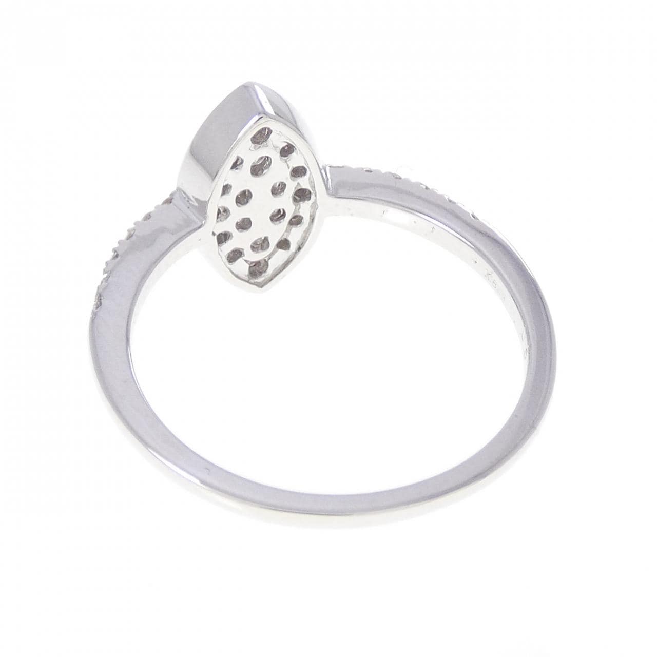 K18WG ダイヤモンド リング 0.5CT