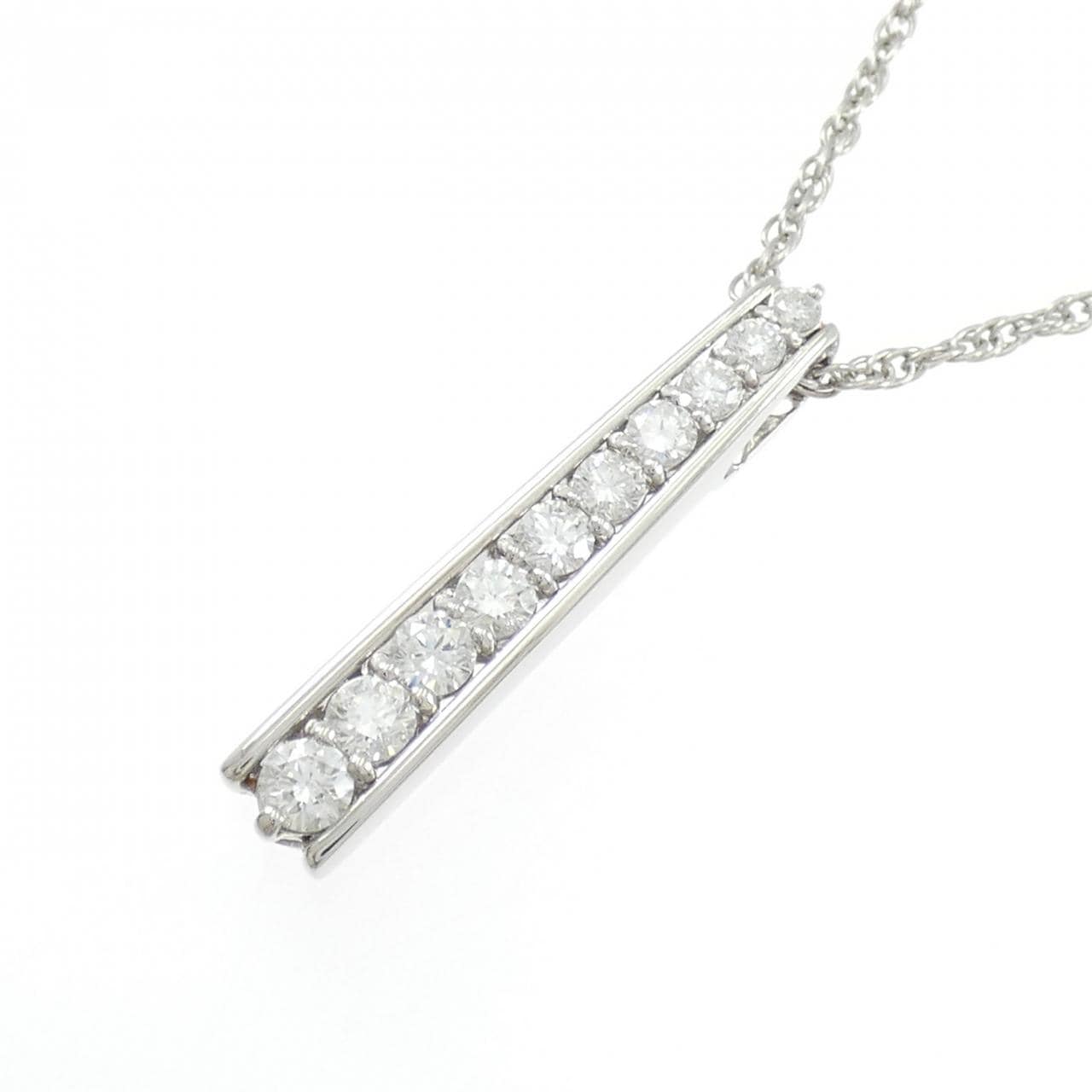 PT900/PT850 ダイヤモンド ネックレス 1.02CT