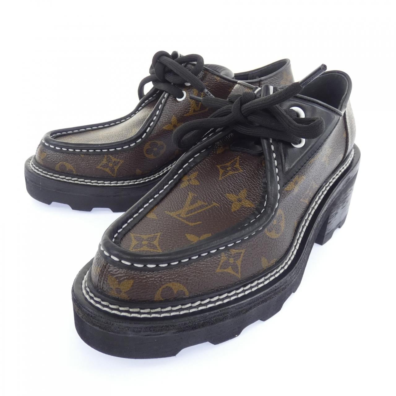 ルイヴィトン LOUIS VUITTON LVボブールライン ダービー シューズ