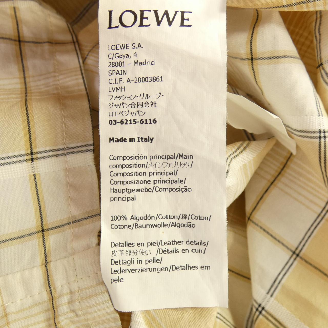ロエベ LOEWE H526Y05X67 S／Sシャツ