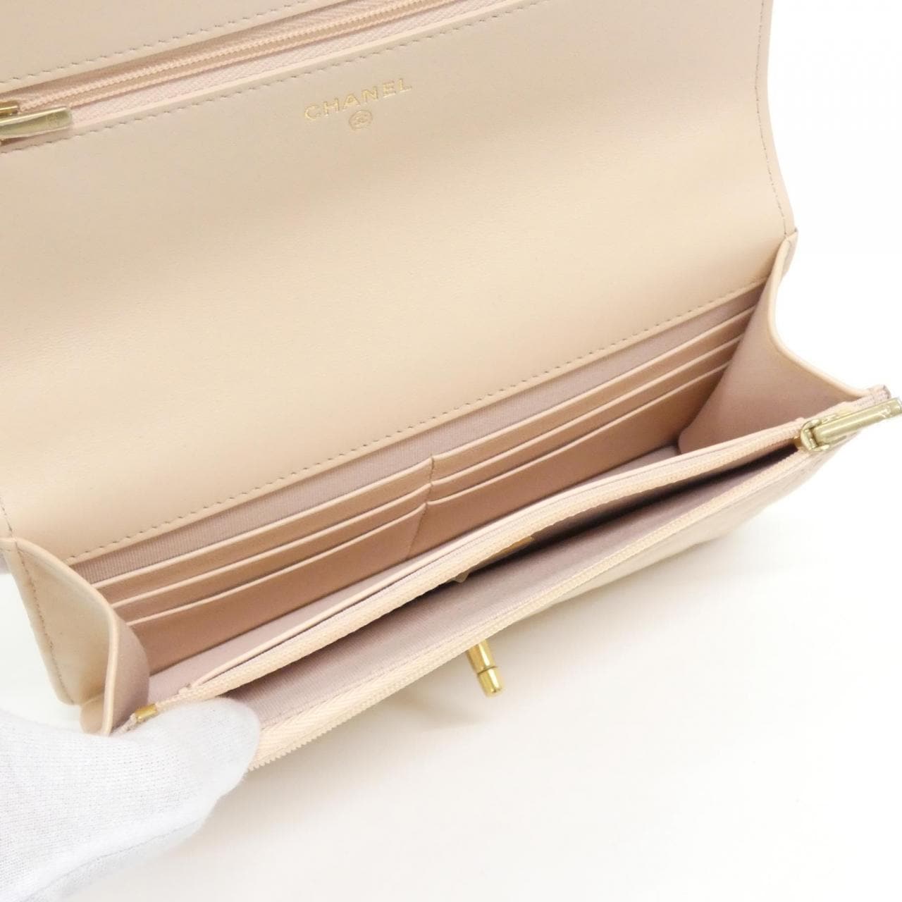 【未使用品】シャネル AP3297 チェーンウォレット